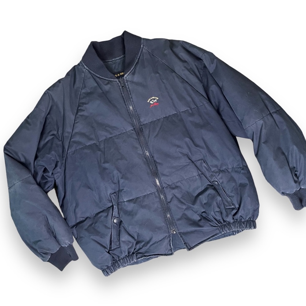 Paul & Shark Navy Vintage Bomber Jacket
